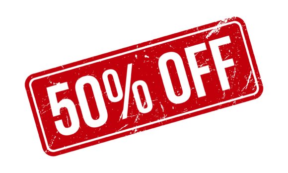 50 Off Stamp Vector Illustration: A Practical Solution for Designers and Businesses