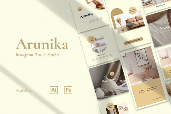 Arunika: Minimalist Instagram Stories & Posts
