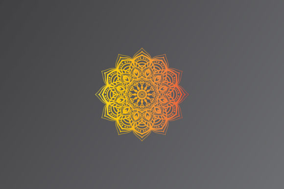 Beautiful Golden Luxury Mandala Design