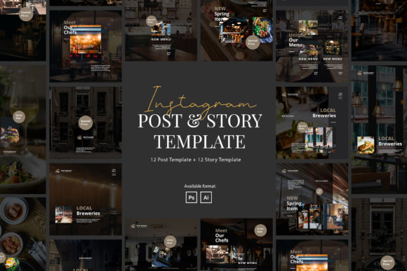Elevate Your Brand: The Ultimate Guide to Modern Minimalist Restaurant Instagram Templates