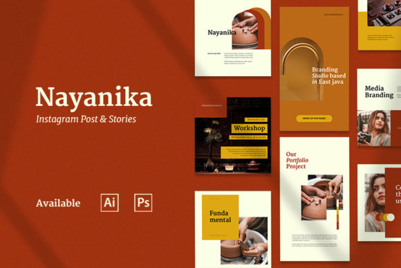 Elevating Brand Identity with the Nayanika Minimalist Social Media Template Suite