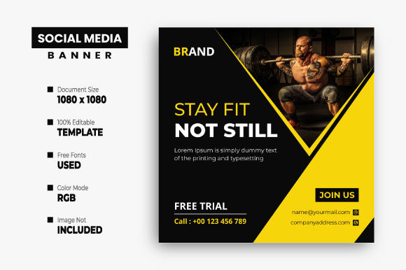 Gym Fitness Social Media Post: A Professional Tool for Modern Businesses