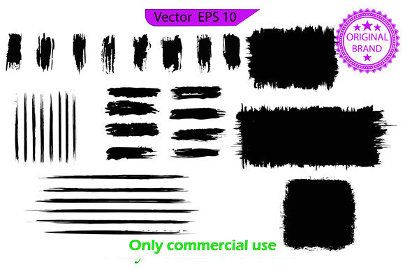 Mastering the Grunge Brush Strokes Bundle, Frame Board for Authentic Design
