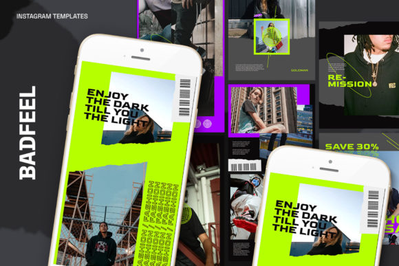 Strategic Branding with Badfeel Instagram Templates: A Guide to Intentional Visual Communication