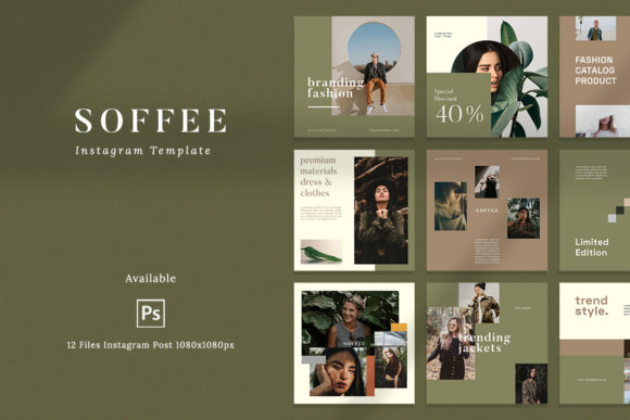 Strategic Visual Identity: Leveraging the Soffee Instagram Template for Brand Growth